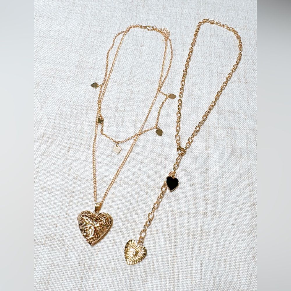 Boho heart necklace N550 - Picture 3 of 5
